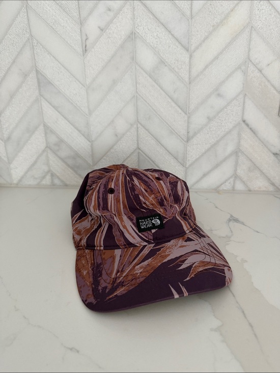Mountain Hardwear Accessories - Mountain Hardwear Plum and Brown Printed Cap